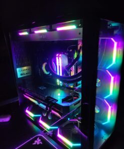 Lian Li PC-O11DX 011 DYNAMIC Tempered glass on the front Chassis body SECC ATX Mid Tower Gaming Computer Case Black PC-O11 Dynamic 75 71ui RxzfTL