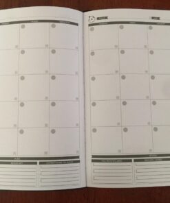 Panda Planner Undated Weekly Planner - 12 Month Organization - Productivity & Happiness - Journal - Daily Gratitude - Bonus Monthly Agenda - Black - Softcover 41 71ui63teMwL