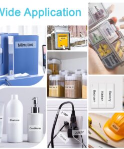 NineLeaf 1 Pack Compatible for DYMO D1 45010 S0720500 Black on Clear 12mm 1/2'' x 23ft Label Tape Refill Work in DYMO LabelManager 160 210D 260P 280 360D 420P 450D Wireless PnP 500TS 450 Label Maker 13 71uiNAQpUbL