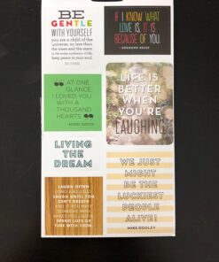 Me & My Big Ideas PPS-37 Pocket Pages Stickers 6 Sheets/Pkg-Love Yourself Original Version 40 71ujEVwaBLL 1