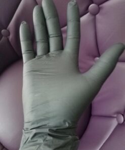 AMMEX Black Nitrile Exam Gloves, Box of 100, 3 Mil, Size Small, Latex Free, Powder Free, Textured, Disposable, Non-Sterile, Food Safe, ABNPF42100BX Small (Pack of 100) 43 71ujMB9Td0L