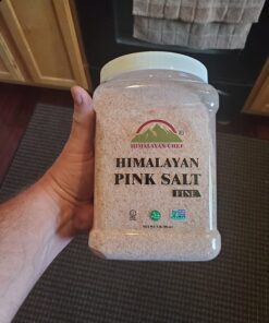 Himalayan Chef Himalayan Pink Salt Fine Grain, Plastic Jar-5 lbs Himalayan Salt fine Plastic Jar 5 Pound (Pack of 1) 42 71ujmqFkY0L