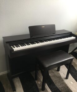 Yamaha YDP143B Arius Series Console Digital Piano with Bench, Black Walnut 143 8 71ujzElokL