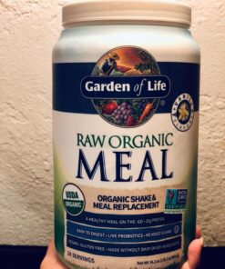 Garden of Life Vegan Protein Powder - Raw Organic Meal Replacement Shakes - Vanilla - Pea Protein, Greens and Probiotics for Women and Men, Plant Based Dairy Free All in One Shake, 28 Servings 2.32 Pound (Pack of 1) 52 71uk7BZ6PML