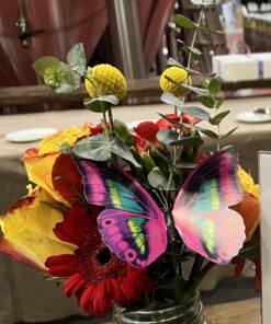 Teenitor 40 Pcs Butterfly Stakes, 5 Different Size Garden Ornaments Patio Decor Butterfly Party Supplies Outdoor Yard Stakes Decorative 1 1.7/2.7/3.5/4.8/5.9inch 34 71ukU7ixfeL