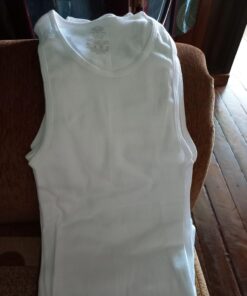 Fruit of the Loom Boys' Eversoft Cotton Undershirts, T Shirts & Tank Tops Tank Top Medium Tank - Boys - 5 Pack - White 7 71ukcgKyg0L