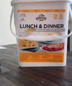 Augason Farms Lunch and Dinner Variety Pail Emergency Food Supply 4-Gallon Pail 62 71uko788wWL