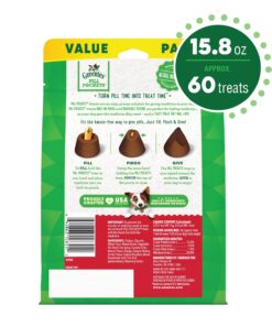 Alternative view of GREENIES PILL POCKETS for Dogs Capsule Size Natural Soft Dog Treats, Hickory Smoke Flavor, 15.8 oz. Pack (60 Treats) 15.8 Ounce (Pack of 1)