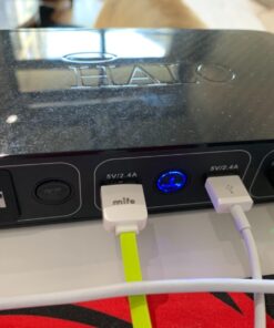 HALO Bolt 58830 mWh Portable Phone Laptop Charger Car Jump Starter with AC Outlet and Car Charger - Black Graphite 39 71ulxAgzraL