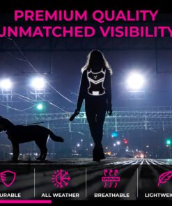 247 Viz Reflective Running Vest – Reflective Vest Running at Night for Walkers, Women & Men. High Visibility Reflective Gear, Cycling & Running Vest, High Vis Neon Safety Small Yellow 14 71umoDrysL