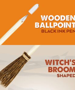 Witch Broom Pens for Halloween 24 Pack - Party Favors and Classroom Giveaways 22 71umq2hV2L