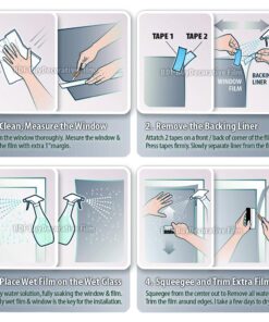 Buydecorativefilm BDF S05 Heat Control Daytime Privacy One Way Mirror Window Film Silver 5 (36in X 12ft) 36in X 12ft 31 71una4oF2VL