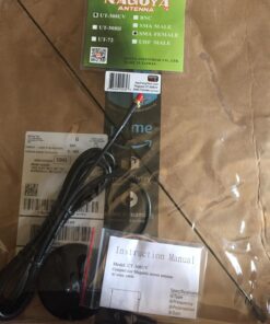 Authentic Genuine Nagoya UT-308UV 21-Inch Magnetic Mount VHF/UHF (144/430Mhz) Antenna SMA-Female for BTECH and BaoFeng Radios UT-308UV SMA VHF/UHF 15 71uoH0WQJL