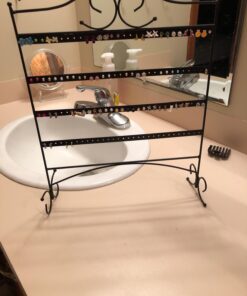 Mango Steam Jewelry Organizer for Hanging Earrings Black 45 71upLrp62rL