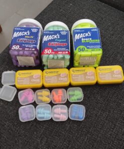 Mack's Original Soft Foam Earplugs, 50 Pair - 33dB Highest NRR, Comfortable Ear Plugs for Sleeping, Snoring, Work, Travel & Loud Events | Made in USA 27 71upqsX79L