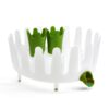 Chef'n Plastic 401-281-004 DishGarden Dish Rack, 14 x 13.25 x 6.5 inches, White/Green 45 71upwnarSmL