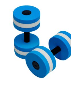 Lightweight Aquatic Exercise Dumbells - Set of 2 Foam - for Water Aerobics - By Trademark Innovations Blue 16 71upznrd2zL
