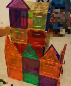 PicassoTiles® PT82 Creativity Set Magnet Building Tiles Clear Color Magnetic 3D Building Block - Creativity Beyond Imagination! Educational, Inspirational, Conventional, Recreational 38 71uqJymfqaL