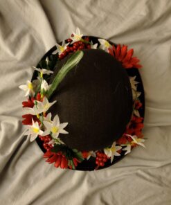 Kangaroo Bowler Hat for Men and Women – Black Bowler Hat for Big Kids, Teens, Adults – Derby, Clown Bowler, Bolo Hat – Genuine Felt Derby Hats for Costumes, Parties, Dress Ups 36 71ur7T3QvHL