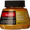 Speedball 2-Ounce Super Pigmented Acrylic Ink, Gold 14 71urWJp094L