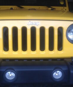 Opall Black Bezels Front Light Headlight Angry Bird Style Trim Cover for Jeep Wrangler JK JKU Rubicon Sahara 2007-2018, not for JL 35 71urjBFS4bL