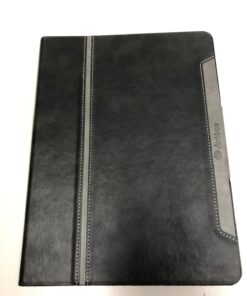 Antbox iPad 6th/5th Generation Case 9.7'' Vegan Leather Case Compatible with iPad Air 2/iPad Pro 9.7''/Air 1 with Apple Pencil Holder Magnetic Clasp Design (Black) Black 43 71us23blXiL