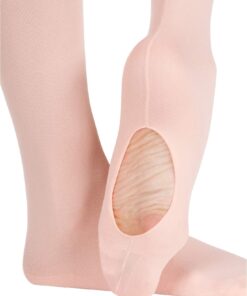 Body Wrappers Children's TotalSTRETCH Mesh Back Seam Convertible Tights - C45 12-14 Ballet Pink 3 71usg6aeRJL