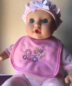 Melissa & Doug Mine to Love Jenna 12" Soft Body Baby Doll With Romper, Hat - Washable Doll Accessories, First For Toddlers 18 Months And Up 41 71utGgpTAgL