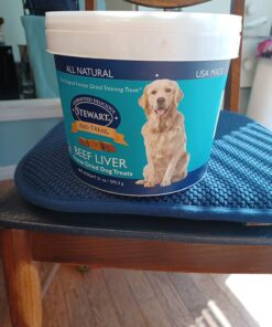 Stewart Freeze Dried Dog Treats, Beef Liver, Salmon, Chicken Liver & Chicken Breast, 3 oz, 4 oz, 12 oz, 14 oz, 21 oz, Resealable Tub, Grain Free & Gluten Free, Single Ingredient, Dog Training Treats 1.31 Pound (Pack of 1) 49 71utHnjWV3L