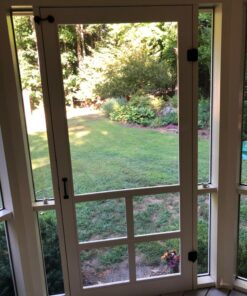 Hardware Essentials 852868 Hardware Essentials 852546 Satin Brass Double-Acting (3-inch) Black Adjustable Screen Door Spring Hinge, 3" (76.2mm), 2 Count 22 71utxUnszSL