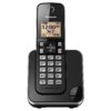 Panasonic Expandable Cordless Phone System with Amber Backlit Display and Call Block – 1 Handset – KX-TGC350B (Black) 12 71uvS6NT lL