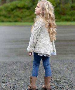 Sunbona Toddler Baby Girls Cute Autumn Button Knitted Sweater Cardigan Warm Thick Coat Clothes 6 Years Beige 9 71uvpgAUALL