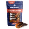 Pawstruck Natural Cow Hooves for Dogs - Made in The USA Long Lasting Beef Hoof Dental Treat Chews - No Artificial Preservatives - 10 Count - Packaging May Vary 35 71uvwd fJkL