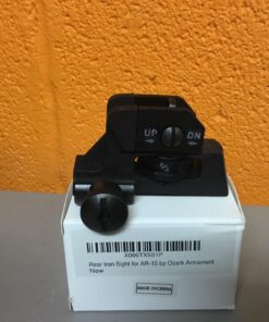 Ozark Armament A2 Rear Sight - Picatinny Iron Sights with All Metal Construction - Two Aperture Sight for Close and Precision Targets - Designed to Mount on a Picatinny Rail 51 71uw9on8xL