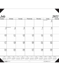 House of Doolittle 2016-2017 Monthly Desk Pad Calendar, Academic, Economy, 22 x 17" (HOD12502-17) Academic Year 14 Months 22 x 17"