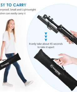 Music Stand, Kasonic 2 in 1 Dual-Use Folding Sheet Music Stand & Desktop Book Stand, Portable and Lightweight with Music Sheet Clip Holder & Carrying Bag Suitable for Instrumental Performance (Black) Black 43 71uxeS0ScpL 1