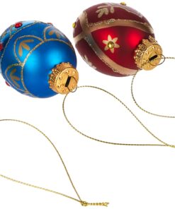 Kurt Adler GG0517 Glass Decorative Egg Ornament, 45Mm, Set Of 9 Kurt S. Adler YAMGG0517 19 71uxtmB2HL