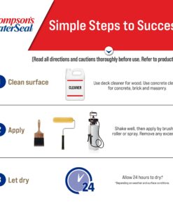 Alternative view of Thompson’s WaterSeal Multi-Surface Waterproofer Stain, Clear, 12 oz Aerosol Can