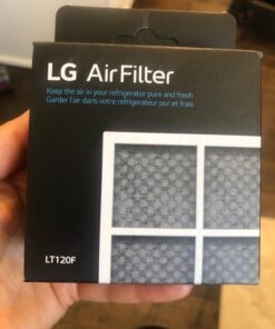 LG 6 Month (LT120F) Replacement Refrigerator Air Filter, 1 Count (Pack of 1), White 13 71uzW2P0B3L
