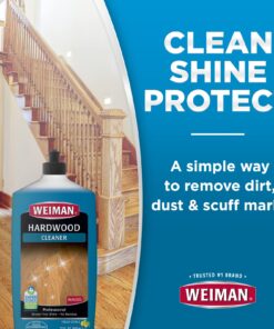 Weiman Hardwood Cleaner for Finished Hardwood Floors, Engineered Floors, Laminate - Streak-Free Results, EPA Safer Choice Certified, 32 oz 32 Fl Oz (Pack of 1) 22 71uzkxJvWmL