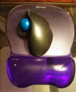 Gel Mouse Pad w/Wrist Rest, Nonskid Base, 8-1/4 x 9-5/8 in., Purple 11 71v TKKVdRL