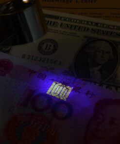 40X Full Metal Illuminated Jewelry Loop Magnifier, XYK Pocket Folding Magnifying Glass Jewelers Eye Loupe with LED(LED Currency Detecting/Jewelry Identifying) 1 30 71v0Uwx5xLL