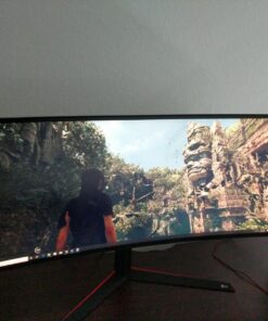 LG LED Smart TV 34" Ultragear WQHD (3440 x 1440) Nano IPS Curved Display, Gaming Optimized, Radeon FreeSync 2, 144 Hz Refresh Rate, Adjustable Ergo Stand - Black 34 " Curved WQHD with HDR 400 and FreeSync 2 51 71v0aqbTAOL