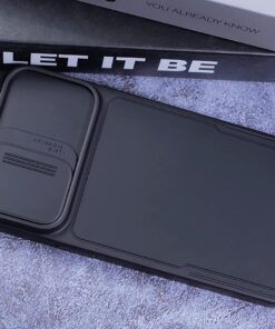 Simtect Designed for iPhone 14 Pro Max Case with Sliding Camera Cover, Shockproof & Mil-Grade Protective Phone Case for iPhone 14 Pro Max 6.7"- Black 1. Space Black 88 71v11io2gaL 1