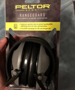 Peltor Sport RangeGuard Electronic Hearing Protector, NRR 21 dB, Ear Protection for the Range, Shooting and Hunting, Gray 52 71v1W8axzgL
