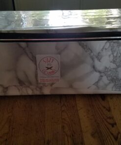 VViViD XPO White Grey Marble Gloss Vinyl Wrap Film 15.9" x 6.5ft Roll (2 sheets) 2 48 71v1ZD9EGsL