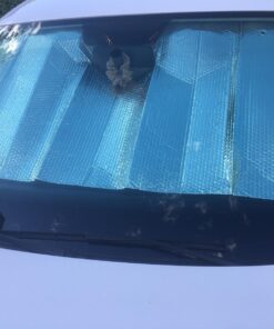 Big Hippo Front Car Sunshade Windshield-Jumbo/Standard Sun Shade Keeps Vehicle Cool-UV Ray Protector Sunshade-Easy to Use Sun Shade-Silver(55.16"X 27.5") Silver 55.16"*27.5" 36 71v2NuHXHbL