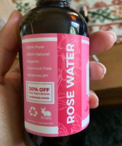Rose Water Spray for Face by Leven Rose - Pure Natural Moroccan Rosewater Hydrosol Face Spray - Rose Water for Hair 4 oz 45 71v3DboyZL