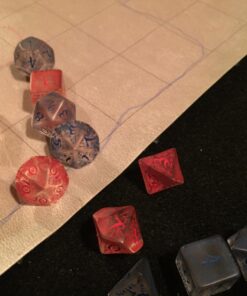 Elvish Dice Transparent/Blue (7) 21 71v4E1kAhvL
