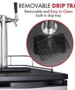 Kegco HBK199S-2 Keg Dispenser 2 Faucet Stainless Steel 13 71v4EpZglL